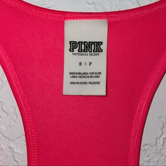 Victoria’s Secret Pink Game On Racerback Tank - Picture 3 of 3
